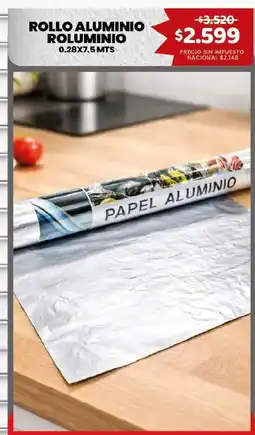 Makro Rollo aluminio roluminio oferta