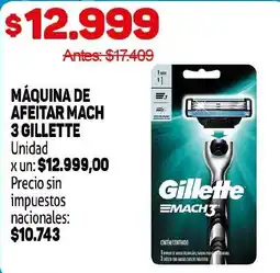 Makro Gillette máquina de afeitar mach 3 oferta