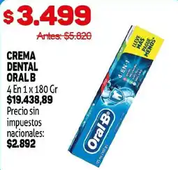 Makro Oral B crema dental oferta