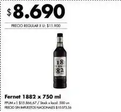 Disco Fernet 1882 oferta