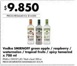 Disco Smirnoff - vodka oferta