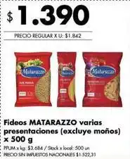 Disco Matarazzo - fideos oferta