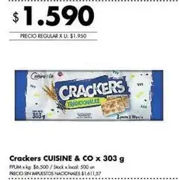 Disco Crackers tradicionales oferta