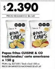 Disco Papas fritas oferta