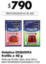 Disco Exquisita - gelatina oferta