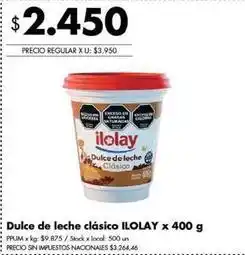 Disco Ilolay - dulce de leche clásico oferta
