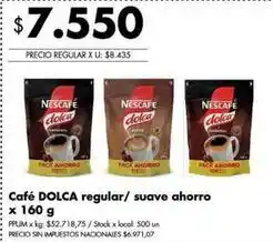 Disco Nescafé - café dolca regular/ suave oferta