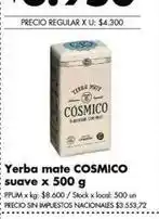 Disco Yerba mate cosmico suave oferta