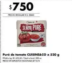 Disco Puré de tomate oferta