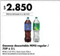Disco Pepsi - gaseosa descartable regular oferta
