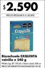 Disco Exquisita - bizcochuelo vainilla oferta