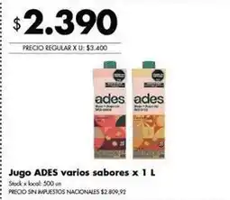 Disco Ades - jugo oferta
