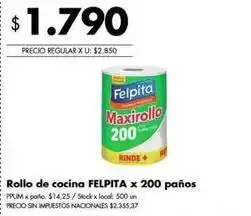 Disco Felpita - rollo de cocina oferta