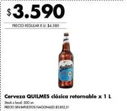Disco Quilmes - cerveza clsica retornable oferta