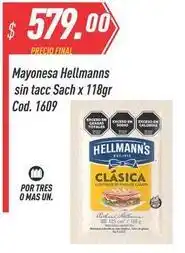 Mayonesa sach x 118gr cod. 1609