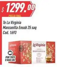 Supermercados Comodin La virginia - manzanilla ensob 25 saq cod. 1693 oferta