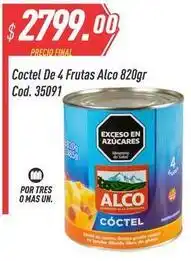 Supermercados Comodin Alco - coctel de 4 frutas cod. 35091 oferta