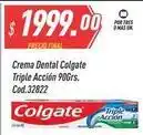 Supermercados Comodin Colgate - crema dental triple acción oferta