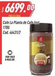 Supermercados Comodin La planta - cafe la planta de cafe, inst. 170g cod. 46431/2 oferta