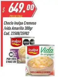 Supermercados Comodin Inalpa - choclo cremoso /vida amarillo 300gr cod. 22588/35982 oferta