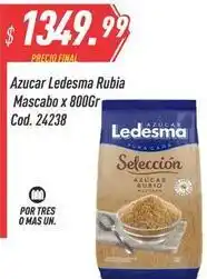 Supermercados Comodin Ledesma - azucar rubia mascabo x 800gr cod. 24238 oferta