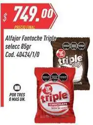 Supermercados Comodin Fantoche - alfajor triple selecc 85gr cod. 40424/1/0 oferta