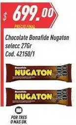 Supermercados Comodin Bonafide - chocolate nugaton selecc 27gr cod. 42150/1 oferta