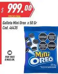 Supermercados Comodin Oreo - galleta mini x 50 gr cod. 46435 oferta