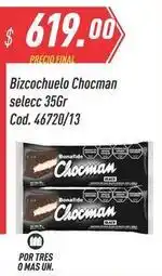 Supermercados Comodin Bonafide - bizcochuelo chocman selecc 35gr cod. 46720/13 oferta
