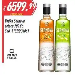Supermercados Comodin Sernova - vodka sernova selecc 700 cc cod. 51025/34861 oferta