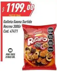 Supermercados Comodin Gaona - galleta surtido recreo 300gr cod. 47471 oferta