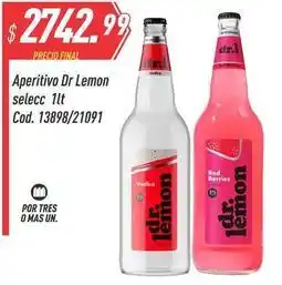 Supermercados Comodin Mas - aperitivo dr lemon selecc 1lt cod. 13898/21091 oferta