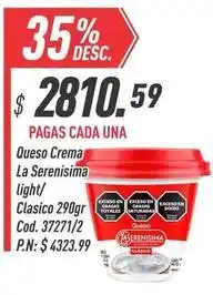 Supermercados Comodin Una - queso crema light/clasico 290gr cod. 37271/2 oferta