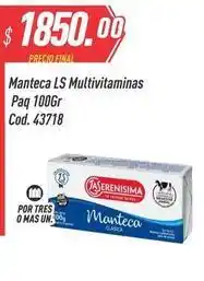 Supermercados Comodin Mas - manteca ls multivitaminas cod. 43718 oferta