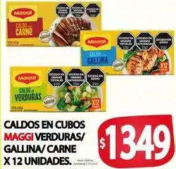 Supermercados Mariano Max Maggi - caldos en cubos oferta