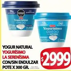 Supermercados Mariano Max La serenísima - yogur natural oferta