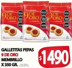 Supermercados Mariano Max 9 de oro - galletitas pepas membrillo oferta