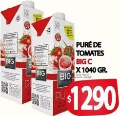 Supermercados Mariano Max Puré de tomates oferta