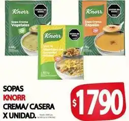 Supermercados Mariano Max Knorr - sopas crema casera oferta