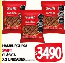 Supermercados Mariano Max Swift - hamburguesa clásica oferta