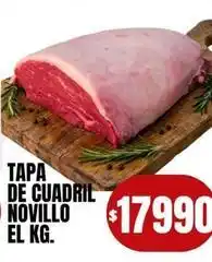 Supermercados Mariano Max Tapa de cuadril novillo oferta