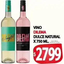 Supermercados Mariano Max Dilema - vino dilema dulce natural oferta