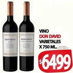 Supermercados Mariano Max Don david - varietales oferta
