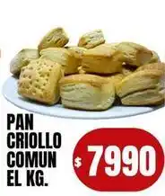 Supermercados Mariano Max Pan criollo comun oferta