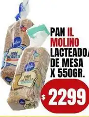 Supermercados Mariano Max Pan il molino lacteado de mesa oferta