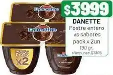 Almacor Danette - postre entero vs sabores oferta