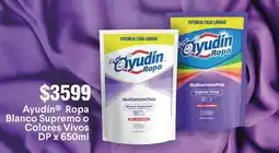 Supermercados Mariano Max Ropa blanco supremo o colores vivos dp oferta
