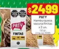 Almacor Paty - hamburguesa vacuna finitas oferta
