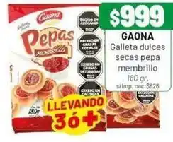 Almacor Gaona - galleta dulces secas pepa membrillo oferta