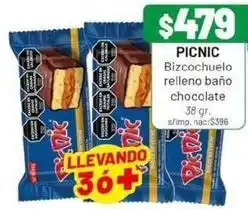 Almacor Bizcochuelo relleno ba uevo ba o chocolate oferta